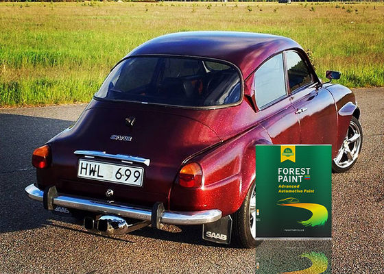 Flame Copper Pearl Auto Paint Metallic White Car Paint High Adherence